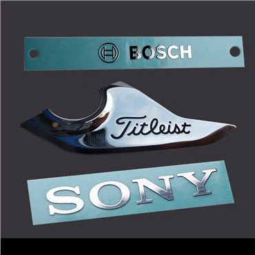 Sterkt selvklebende metall nikkel klistremerke